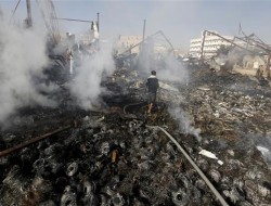 حملات جنگنده‌های عربستان به یمن ۱۷ کشته به جا گذاشت