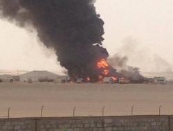 حمله موشکی یمنی ها به محل تجمع نظامیان سعودی