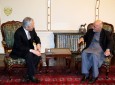 جمهور رئیس غني د افغانستان لپاره د ملګرو ملتونو له نوي استازي سره چې تر راتلونکو درې میاشتو پورې به رسماً خپل کار پیل کړي، وکتل