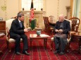 دیدار اشرف غنی با رشید مرادوف معاون صدراعظم و وزیر امور خارجۀ ترکمنستان