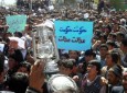تظاهرات هزاران تن از مردم بامیان در اعتراض به تغییر مسیر لین برق 500 کیلووات(توتاپ)  