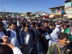 شعارهای عدالت‌خواهی و حق‌طلبی در تظاهرات وسیع امروز کابل