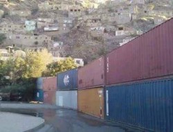 دیوارهای آهنین مانع یک جا شدن تظاهر کنندگان در کابل شد