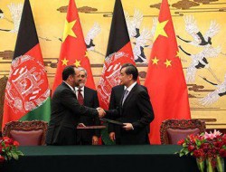 افغانستان و چین شش سند همکاری دوجانبه را امضا کردند