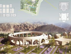 پروژه بزرگ مرکز فرهنگی بامیان تهداب‌گذاری شد