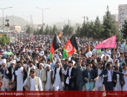 راهپیمایی روز جهانی قدس باشکوه تر از سالهای گذشته در کابل برگزار شد