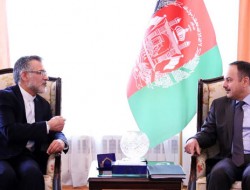 گفتگوی وزیر مالیه و سفیر ایران در مورد پنجمین اجلاس کمیسیون مشترک کابل ـ تهران