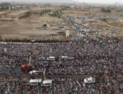 تظاهرات گسترده در تعز در حمایت از شورای عالی سیاسی یمن