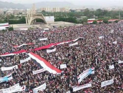 تظاهرات مردم یمن در حمایت از شورای عالی سیاسی