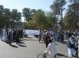 تظاهرات هواداران کامران علیزایی در هرات