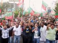 تظاهرات علیه دولت نواز شریف در لاهور