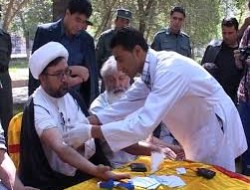 حضور هزاران تن از باشندگان کابل در مراکز بانک خون امام حسین(ع)