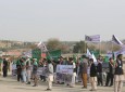 تظاهرات ضد امریکایی در کابل/نیروهای خارجی بدون قید و شرط افغانستان را ترک کنند