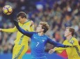 پیروزی دشوار فرانسه مقابل سوئد