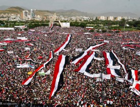 تظاهرات یمنی ها در حمایت از دولت نجات ملی