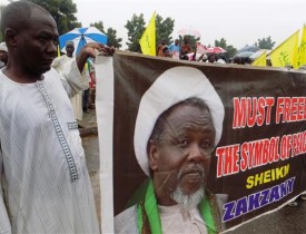 انتقال شیخ زکزاکی رهبر جنبش اسلامی نیجریا و همسرش به مکانی نامعلوم