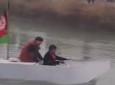 قایق ساخته شده توسط یک جوان بغلانی به آب انداخته شد