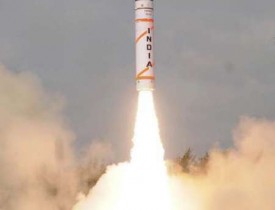 هند موشک قاره پیمای اتمی آزمایش کرد