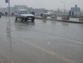 بارش اولین برف زمستانی در کابل