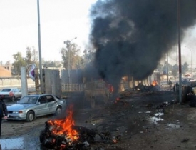 انفجار موتر بمب گذاری شده در بغداد ۱۲ کشته و زخمی برجای گذاشت