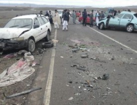 یک کشته و پنج زخمی در یک رویداد ترافیکی در هرات