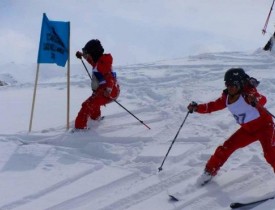 شرکت دختران اسکی باز افغانستان در مسابقات زمستانی دانشجویان جهان