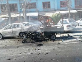 زخمی شدن دو غیرنظامی در انفجار امروز شهر غزنی