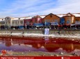 تصاویر/ حرکت نمادین خونین کردن دریای کابل  