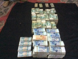 پول های کشف شده توسط پلیس هرات