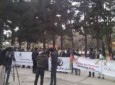 تجمع اعتراضی فعالان مدنی کابل علیه موشک‌پرانی پاکستان