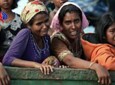 فرار مسلمانان روهینگیا از خشونت درمیانمار