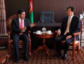 دیدار سفیر کره جنوبی در افغانستان از بامیان