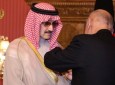 شاهزاده سعودی علاقمند به سرمایه گذاری در افغانستان نشان امان الله خان  دریافت کرد