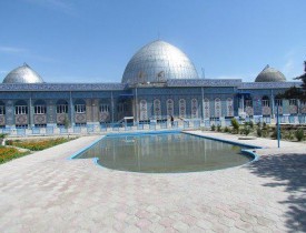 95 درصد کار اعمار مسجد جامع روضه شریف تکمیل گردیده است