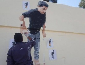 نقاشی دیواری برای بیان مشکلات اجتماعی
