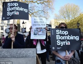 Anti-War Groups Protest US Strikes Against Syria