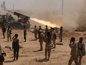 حمله  راکتی اردو یمن به مواضع مزدوران