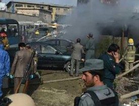 گروه تروریستی داعش مسئولیت انتحاری امروز کابل را بر عهده گرفت/۱۵ شهید و زخمی در انفجار امروز کابل