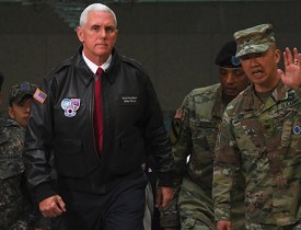 Period of patience over,’ Pence warns as he visits Korea border
