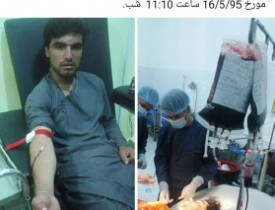 جمع‌آوری خون برای مریضان و زخمیان جنگ توسط داکتر جراح در بغلان