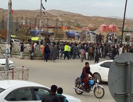 عکس: محل درگیری اردوی ملی با پلیس ترافیک غور