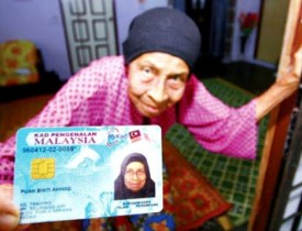 درگذشت پیرترین زن جهان در مالزی در 121 سالگی
