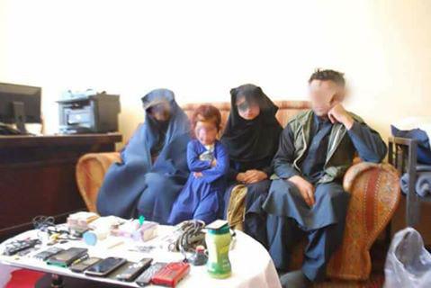 چهار عضو یک خانواده داعشی قزاقستانی در ولایت غور بازداشت شدند