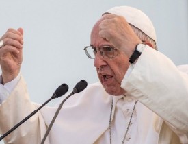 Pope slams use of 
