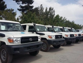 پنج آمبولانس به ولسوالی‌‌های هرات اهدا شد