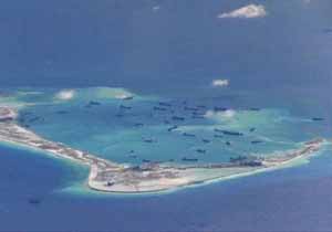 استقرار راکت‌اندازهای چین در جزایر مورد مناقشه