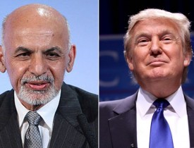دیدار رؤسای جمهوری امریکا و افغانستان در عربستان