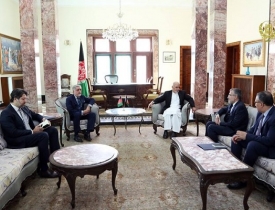 رئیس‌جمهورغنی با سفیر ایران در کابل دیدار کرد