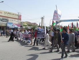 مجازات عاملان اصلی جنایات کابل و اصلاح ساختارهای امنیتی ؛ خواسته اصلی تظاهر کنندگان در بلخ