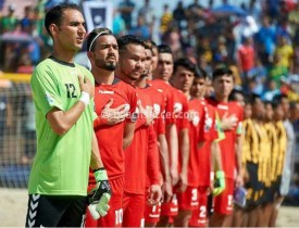 صعود ۵۱ رتبه ای فوتبال ساحلی افغانستان در رده بندی جهانی/ فوتبال ساحلی افغانستان مقام ۱۱آسیا را کسب کرد